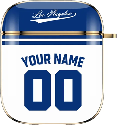 Miniatura 7 de Funda de béisbol personalizada con nombre y número para Apple AirPods de 2ª y 1ª generación, Arizona personalizada para fanáticos de los deportes