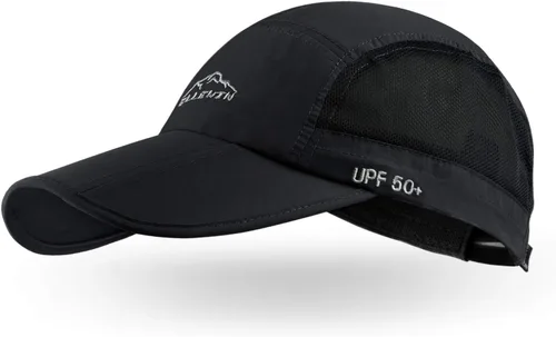 Miniatura 59 de ELLEWIN Gorra de béisbol unisex UPF 50 sin estructura, con pico grande y plegable