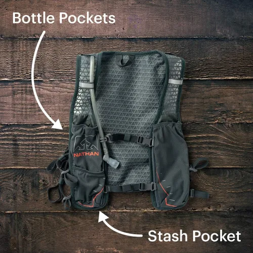 Miniatura 6 de Nathan TrailMix 7L Running Vest for Men & Women, Hydration Vest w/ 2L Bladder Hydration Pack, Water Backpack for Hiking, Running, Walking, Marathon