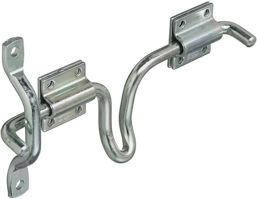 Miniatura 4 de National Hardware N160-747 V1135 - Pestillo de puerta de perno deslizante para puertas de metal para valla al aire libre con acabado chapado