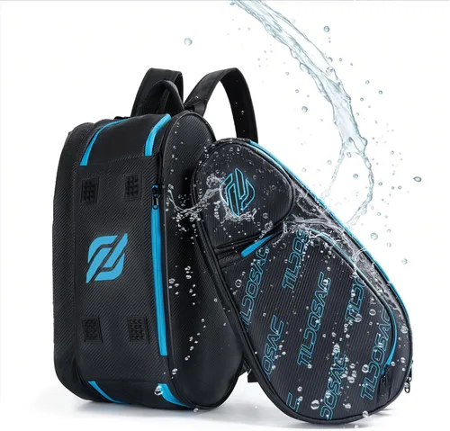 Miniatura 5 de TILDOSAC Bolsa desmontable 2 en 1 para pickleball y pádel para hombres y mujeres Compartimento para raquetas aislado con lámina térmica Para