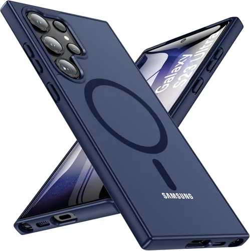 Miniatura 35 de OWKEY Funda magnética para Samsung Galaxy S23 de 6.1 pulgadas, para Magsafe con protector de pantalla, protección de grado militar, a prueba