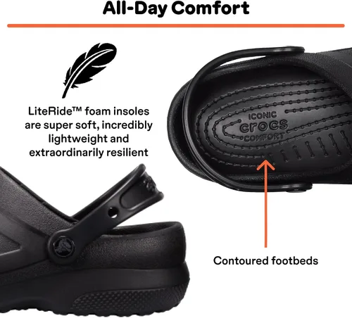 Miniatura 5 de Crocs Unisex Adult Specialist II Work Clogs Enclosed Toe Slip Resistant All Day Comfort