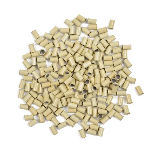 Miniatura 9 de 1000 piezas de microanillos de 0.134 in, cuentas de enlaces de microanillos sin silicona, tubos de cobre para extensiones de cabello