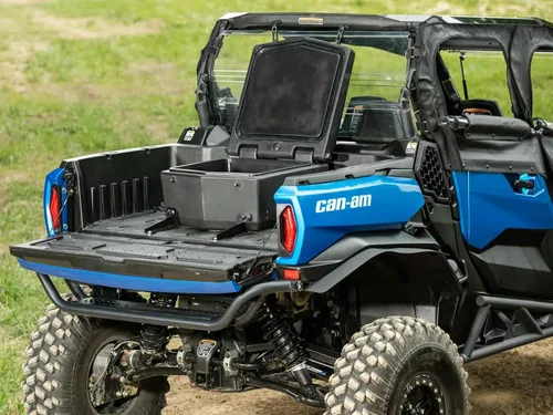 Miniatura 6 de SuperATV Enfriador con aislamiento trasero resistente al agua para Can-Am Commander 1000 2021 Tapa sellada mantiene el hielo dentro y fuera