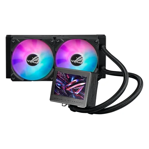 Miniatura 31 de ASUS ROG Ryujin III 360 ARGB Enfriador de CPU líquido todo en uno con radiador de 360 mm. Bomba Asetek de 8ª generación, 3 ventiladores ARGB
