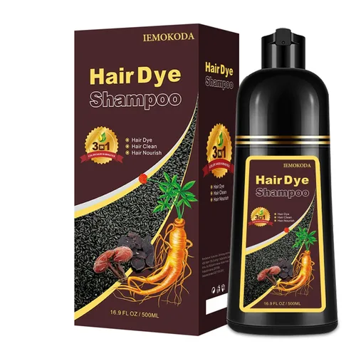 Miniatura 9 de YOCISKU Hair Dye Shampoo, 3 in 1 Gray Hair Coverage Herbal Dye Shampoo For natural-looking shine Ammonia-free fresh aroma stays gentle on