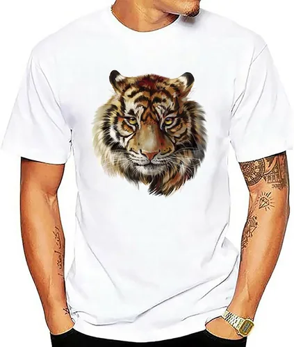 Miniatura 3 de 12 calcomanías termoadhesivas para planchar de león de tigre, ropa de transferencia de calor, camisetas, parches de animales, calcomanías