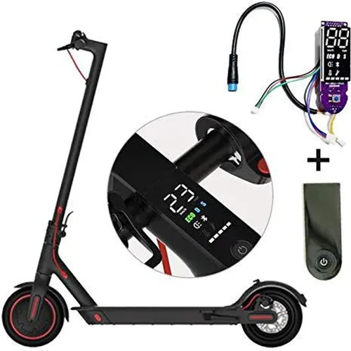 Miniatura 4 de Alomejor Placa de circuito de scooter eléctrico, tablero de instrumentos contiene cubierta de interruptor de pantalla reemplazo actualizado