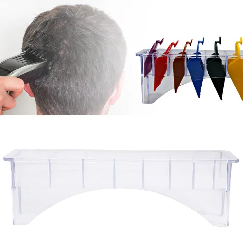 Miniatura 2 de ANGGREK Box Clipper Limit Peine, caja de almacenamiento para cortar el cabello, pinza de posicionamiento, peine organizador