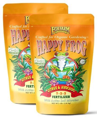 Miniatura 7 de FoxFarm Happy Frog - Fertilizante de cítricos y aguacate, con certificación OMRI, nitrógeno de liberación lenta, calcio y azufre para árboles