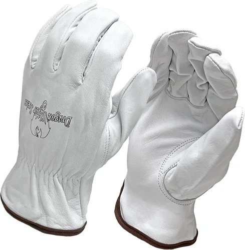 Strongarm - Guantes Premium de Cuero de Piel de Cabra para Soldadura y Trabajo, para Soldadura, Construcción, Industrial, Jardinería, Mechanix,