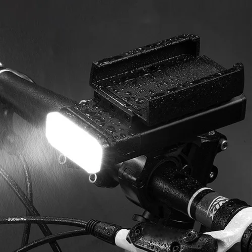 Miniatura 10 de Luces de bicicleta, 17 LED de 4000 lúmenes, luz de bicicleta con 4 modos, 10000 mAh USB recargable luz de bicicleta para bicicleta con pantalla