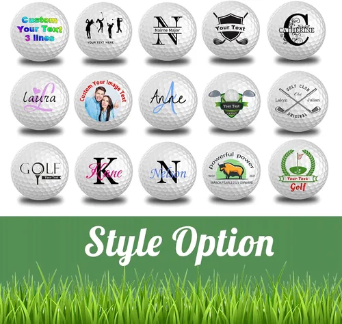Miniatura 2 de Pelotas de golf personalizadas con logotipo de nombre de imagen para hombres y mujeres, puedes personalizar padrinos de boda únicos, regalo