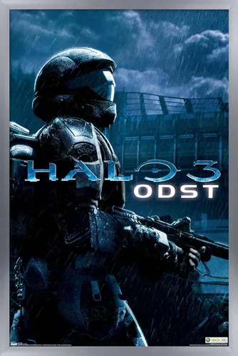 Miniatura 15 de Trends International aureola: ODST - Póster de pared de arte clave, 14.725 "x 22.375", versión enmarcada de madera de granero