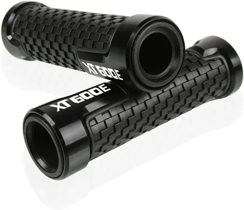 Miniatura 20 de Empuñaduras de manillar de motocicleta de 78 pulgadas, 0.866 in, agarres de manillar de motocicleta, tapa de extremo para Yamaha XT660E XT660 XT 14