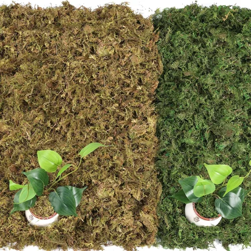 MAPVOLUT Musgo artificial – 45.86 onzas (2.89 libras) – Musgo falso de alta calidad versátil para manualidades y decoración – Aspecto natural, bajo