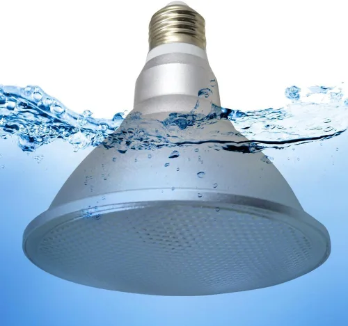 Miniatura 3 de PAR38 - Bombilla LED para proyector, 30 W, cambio de color, luz de paisaje RGB controlada a distancia, regulable E27 a base de lámpara de césped