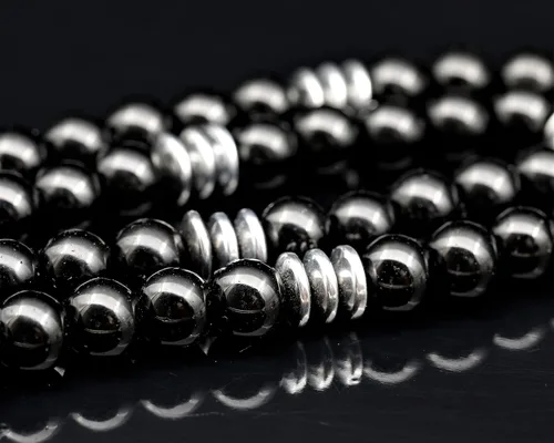 Miniatura 4 de ElisaJewelryArt - Collar unisex con dije de cristal de amatista puntiaguda natural y piedra de ónix negro, con cierre de piedra de Feng Shui, collar