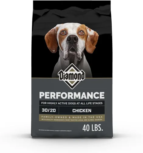 Miniatura 11 de Diamond Alimento seco para perros adultos de alta energía 24/20 para perros altamente activos, deportivos y de trabajo, bolsa de 50 libras