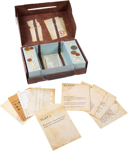 Miniatura 2 de Fizz Creations Resuelve el caso – Juego de Escape Room 3D en una maleta portátil con 5 juegos únicos, cartas de pistas y rompecabezas 3D – Noche