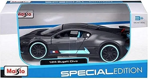 Miniatura 6 de Maisto Tech Bugatti Divo Gris Oscuro 1/24 Diecast Modelo Auto