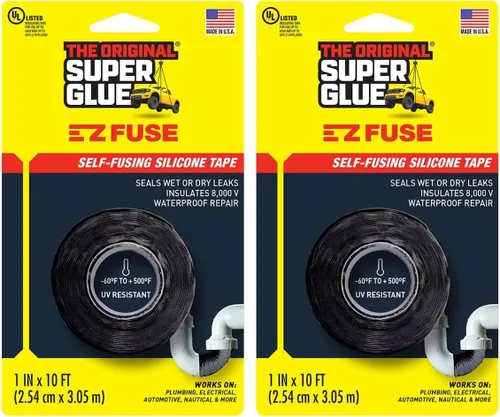 Miniatura 3 de Super Glue La cinta fusible original 15408 E-Z, negra, 1 pulgada de ancho x 10 pies de largo