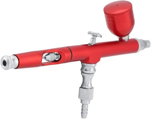 Miniatura 8 de Pistola pulverizadora de pintura multiusos Aerógrafo Mini compresor de aire, pistola de pulverización de 0.012 in Compresor Boquilla Aerógrafo