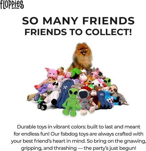 Miniatura 4 de fabdog Floppies - Juguete de peluche para perros, juguetes chirriantes lindos y duraderos, el mejor juguete chirriante para cachorros y todas
