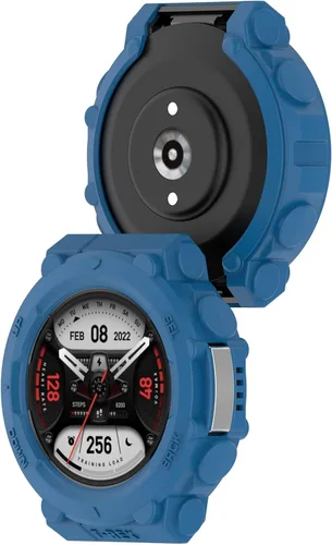 Miniatura 3 de Funda protectora compatible con Amazfit T-Rex 2, carcasa de parachoques, TPU antiarañazos, marco para Amazfit T-Rex 2 T-Rex2, accesorios de reloj 3