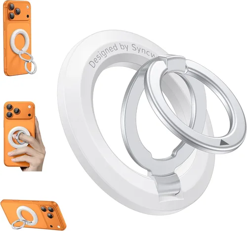 Miniatura 8 de SYNCWIRE Soporte de anillo MagSafe, soporte magnético para anillo de teléfono, soporte magnético para teléfono celular, soporte compatible