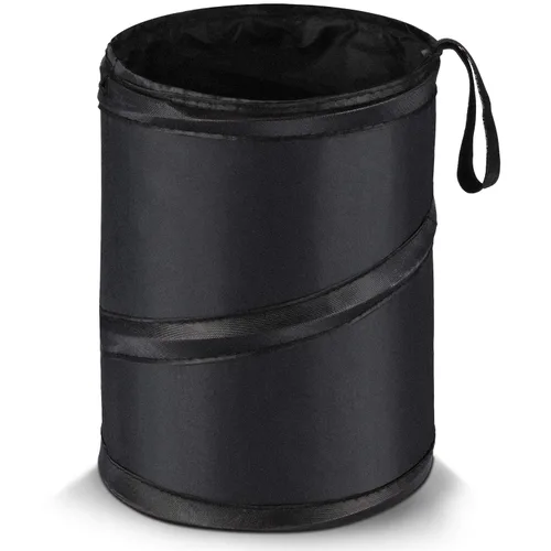 Boao Bolsa de basura para automóvil, contenedor de basura portátil, plegable, a prueba de agua, cubo de basura para automóviles (1 unidad)