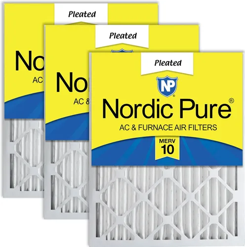 Miniatura 12 de Nordic Pure Filtros de aire plisados MERV 12 de 24 x 24 x 2 (tamaño real: 23 3/8 x 23 3/8 x 1 3/4)