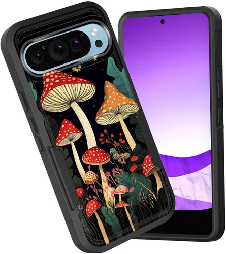 Miniatura 67 de Funda para Pixel 6A, funda híbrida de doble capa resistente a prueba de golpes de policarbonato duro de silicona suave TPU para Google Pixel 6A