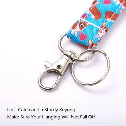 Miniatura 3 de Corgi - Llavero para identificación de perro, cordón de algodón para preescolar, regalo para profesores y compañeros de trabajo para ella y jefe