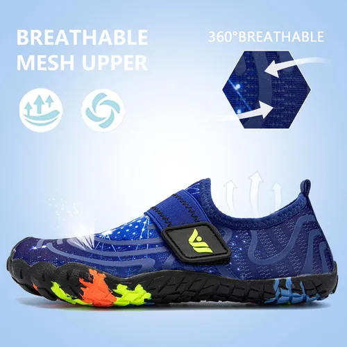 Miniatura 4 de CIOR Zapatos de agua para niños y niñas, cómodos zapatos deportivos con punta cerrada, sandalias deportivas para caminar