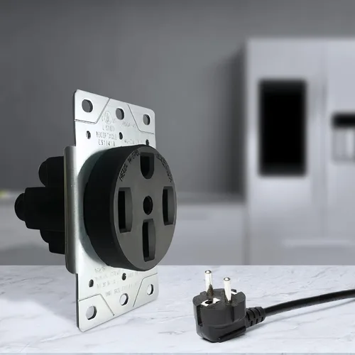 Miniatura 3 de SELECT Lighting SL-DR50A-4S Dispositivo de hoja recta de voltios, NEMA 14-50R, Receptáculo de rango de 50 amperios 125/250V, toma de corriente