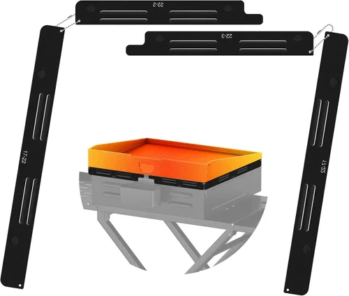 Protectores de viento para parrilla Blackstone de 22 pulgadas, accesorios magnéticos de acero inoxidable para parrilla Blackstone y campamento,