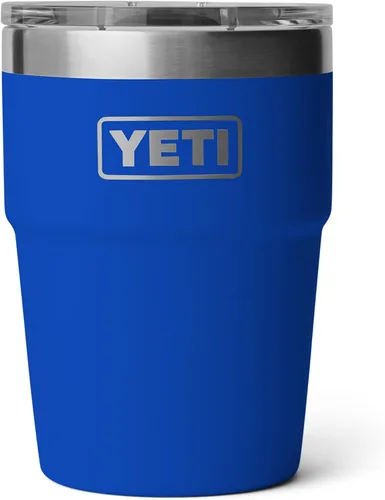 Miniatura 26 de YETI Rambler - Vaso apilable de 16 onzas, aislado al vacío, de acero inoxidable con tapa MagSlider Apilable