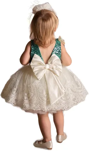 Miniatura 2 de NNJXD - Vestido de princesa de tul con flores, para usar en bodas, para niñas pequeñas y bebés