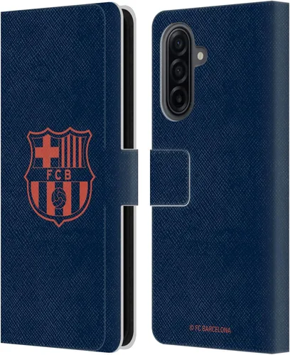 Miniatura 108 de Head Case Designs Funda de piel con licencia oficial del FC Barcelona Barca Crest Graphics para Samsung Galaxy A06 4G