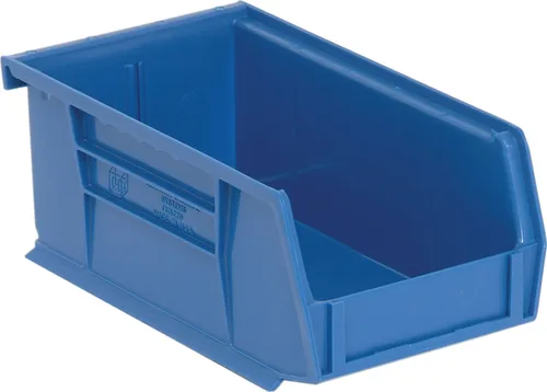 Miniatura 30 de QUANTUM STORAGE SYSTEMS K-QUS230BL-8 - Paquete de 8 contenedores de plástico apilables y colgantes, 10 x 5 x 5 pulgadas, color azul