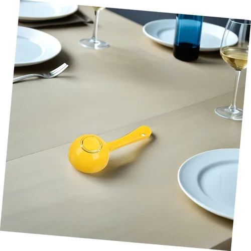 Miniatura 7 de Hemoton 2 piezas de plástico de paleta de arroz para servicio de alimentos, pala de arroz semicircular, pala de arroz antiadherente, espátula