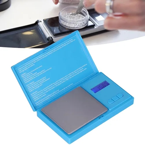 Miniatura 3 de Báscula de bolsillo, báscula digital 24.69 oz/0.00 oz Botones multifunción de alta precisión para pesar joyas para cocina