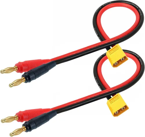 Miniatura 7 de EC3 Adaptador de conector de enchufe, EC3 macho a conector macho banana de 0.157 in con cable de 12 AWG 11.8 in (11.8 pulgadas) para juguetes