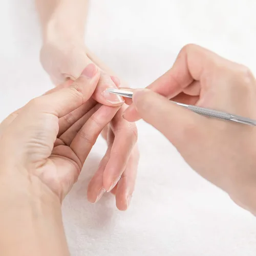 Miniatura 4 de opove CP-3 - Empujador de cutículas de acero inoxidable, triangular, removedor de esmalte de uñas, limpiador profundo de uñas, 3 piezas, herramienta