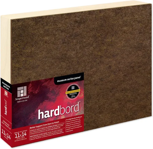 Miniatura 34 de Ampersand Art Supply Panel de Pintura de Madera Dura: Serie Museum Hardbord, 11" x 14", Perfil Plano de 1/8 Pulgada Perfil plano de 1/8 pulgadas