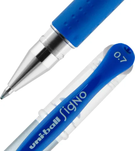 Miniatura 2 de Uniball Signo Gel Grip - Paquete de 12 bolígrafos de gel medianos de 0.028 in, bolígrafos de colores, suministros de oficina, bolígrafos
