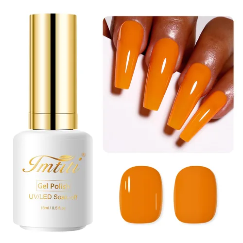 Miniatura 12 de Esmalte de uñas de gel, 1 unidad de 0.5 onzas líquidas de esmalte de gel de color verde aguacate para remojar arte de uñas, salón de manicura