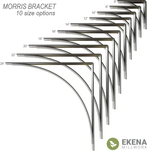 Miniatura 11 de Soporte de acero Morris de 3 pulgadas de ancho x 6 pulgadas de profundidad x 6 pulgadas de alto, latón envejecido